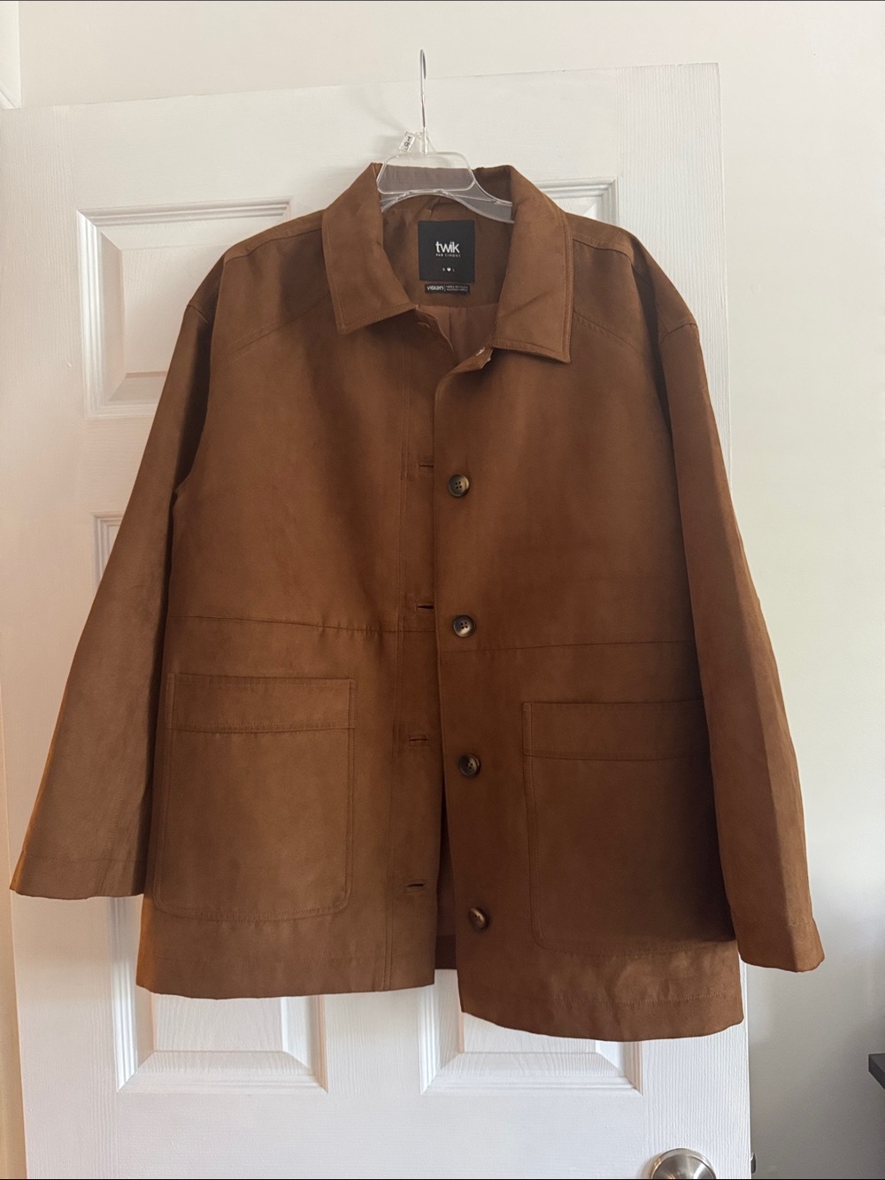 Faux suede jacket